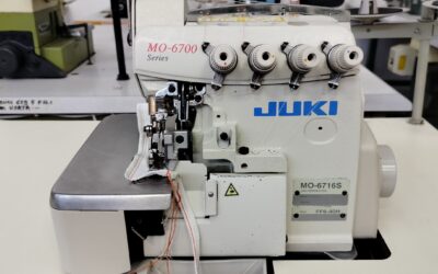 Juki MO -6716S FF6-40H Tagliacuci 5 fili altezza 1cm usata revisionata